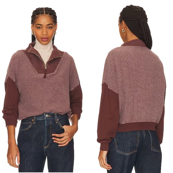 NWT The Great The Trail Pullover Sweatshirt in Hickory - Picture 2 of 6